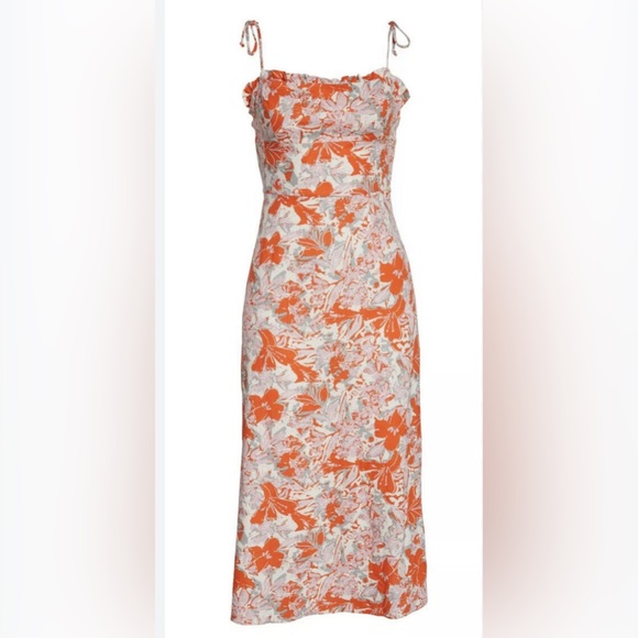 NWOT Free People Beach Party Midi Dress - Picture 3 of 16